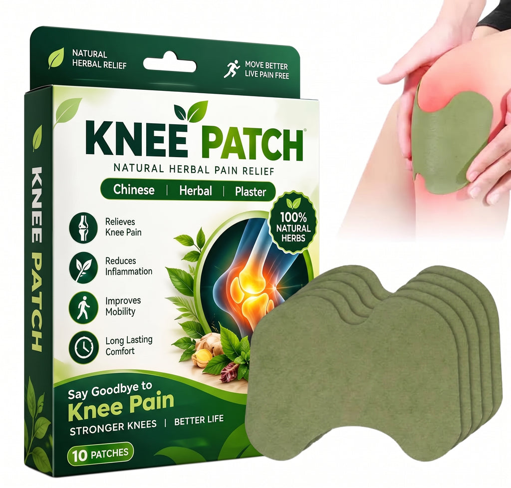 10 Pcs Pain Relief Patches | Natural Herbal Knee & Join Pain Relief