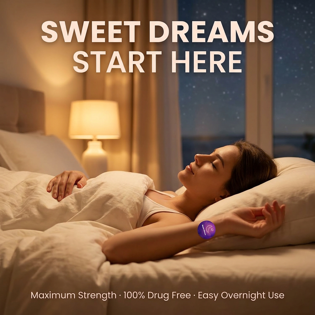 Deep Sleep Herbal Melatonin Patches (42-Pack) – Fast-Acting Nighttime Support for Restful Nights & Groovy-Free Mornings